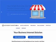 Tablet Screenshot of movementwebmarketing.com